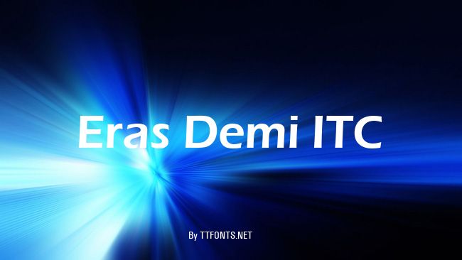 Eras Demi ITC example